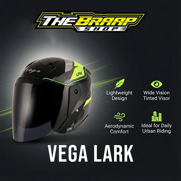 Motorcycle helmet launch campaign poster