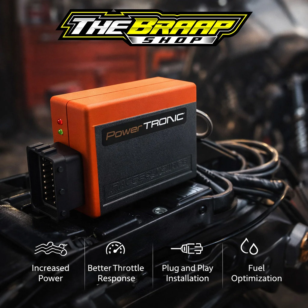Motorcycle accessory product feature graphic