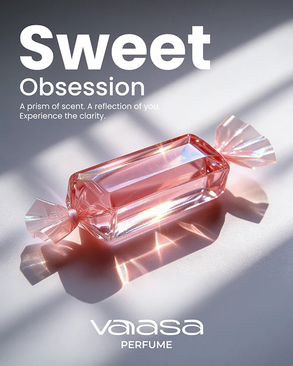 Premium perfume product advertising creative