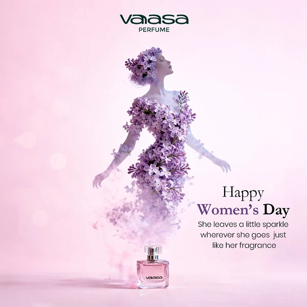 Fragrance brand Women’s Day poster design